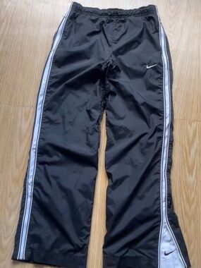 Y2K Nike striped track baggy pants